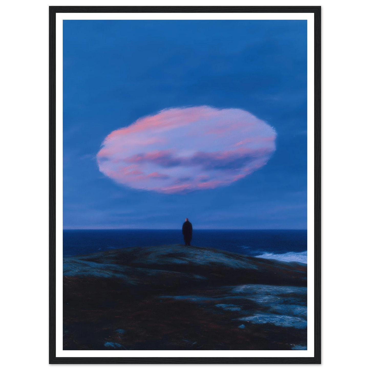 The Unseen Reflection - Framed Poster - 30x40 cm / 12x16″ - Black frame