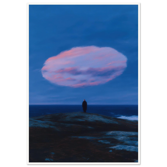 The Unseen Reflection - Framed Poster - 30x40 cm / 12x16″ - Black frame