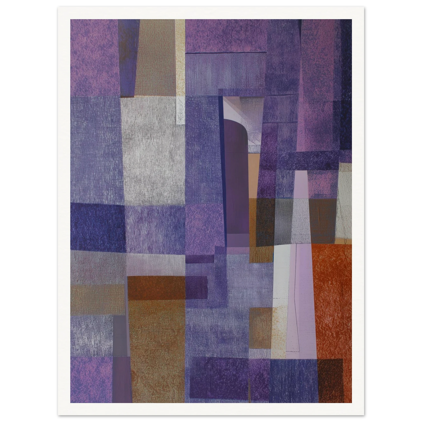 The Violet Schema - Framed Poster - 30x40 cm / 12x16″ - Black frame