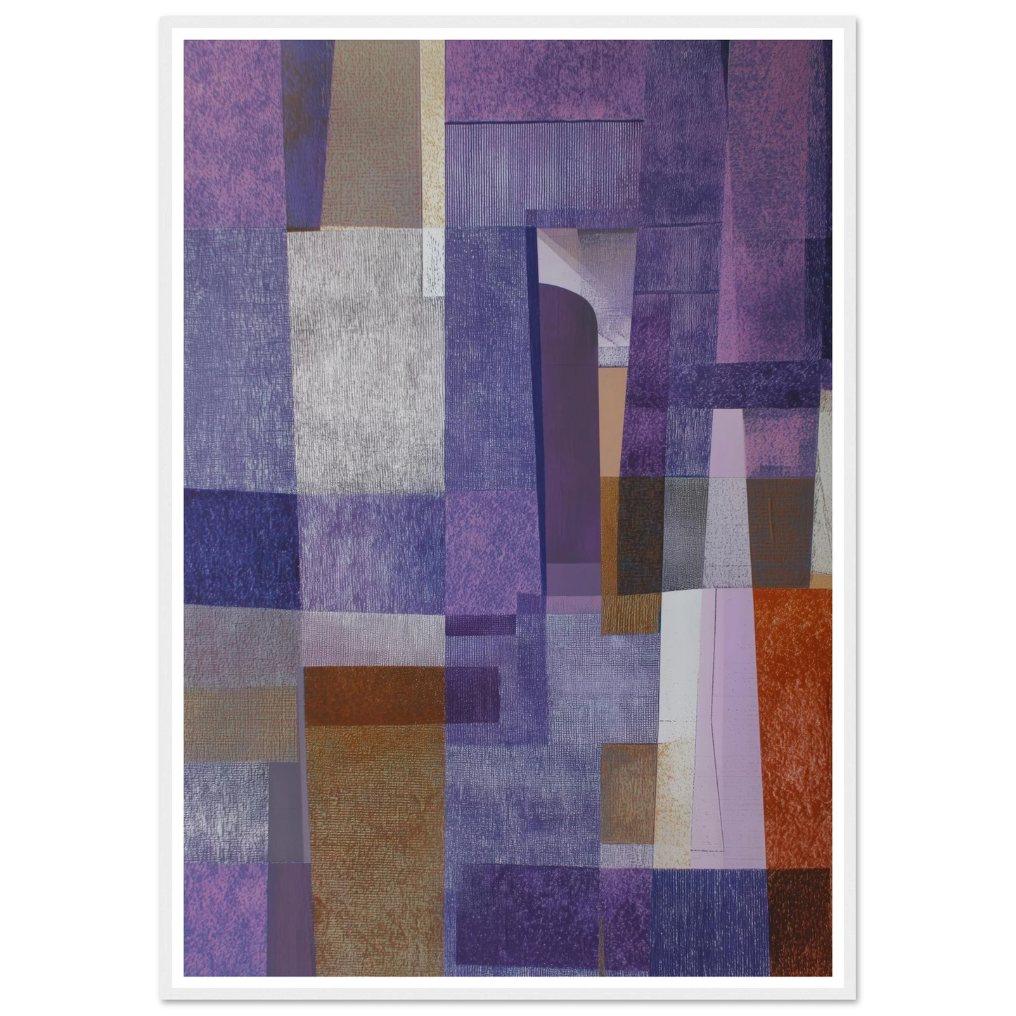 The Violet Schema - Framed Poster - 30x40 cm / 12x16″ - Black frame