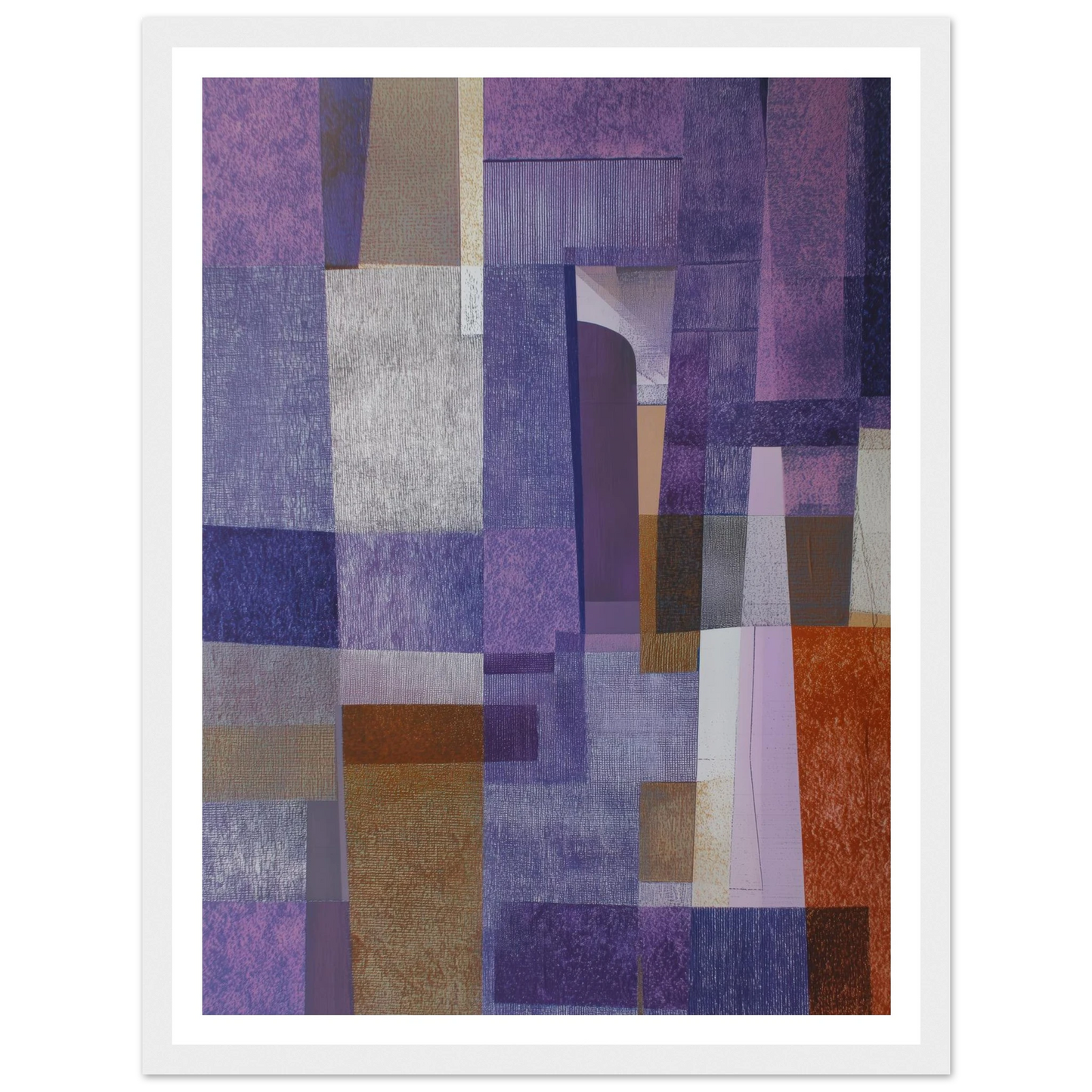 The Violet Schema - Framed Poster - 30x40 cm / 12x16″ - Black frame