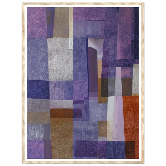 The Violet Schema - Framed Poster - 30x40 cm / 12x16″ - Black frame