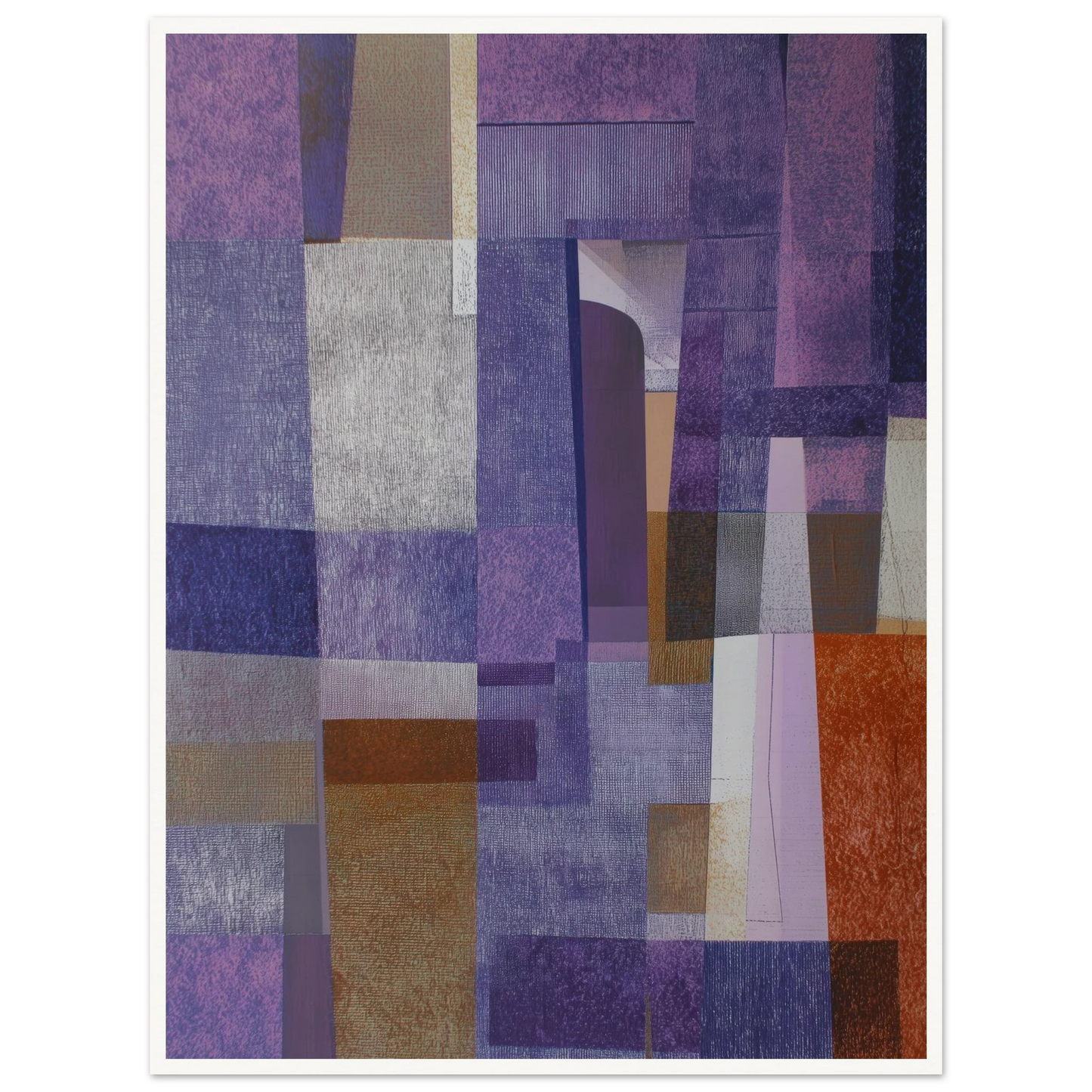 The Violet Schema - Framed Poster - 30x40 cm / 12x16″ - Black frame