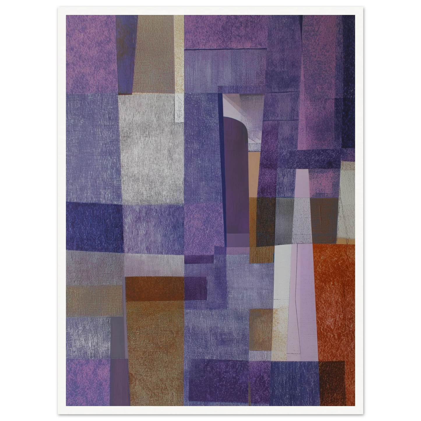 The Violet Schema - Framed Poster - 30x40 cm / 12x16″ - Black frame