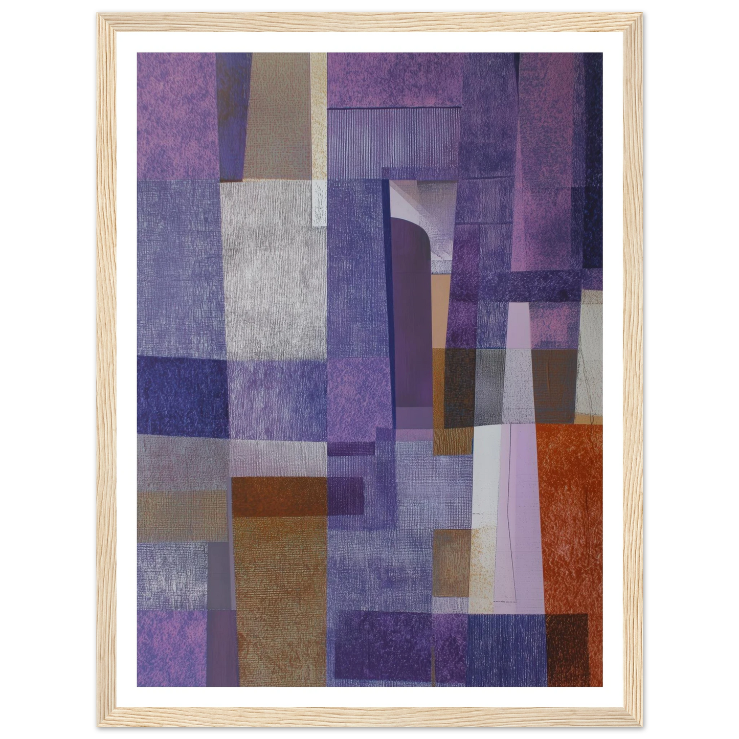 The Violet Schema - Framed Poster - 30x40 cm / 12x16″ - Black frame