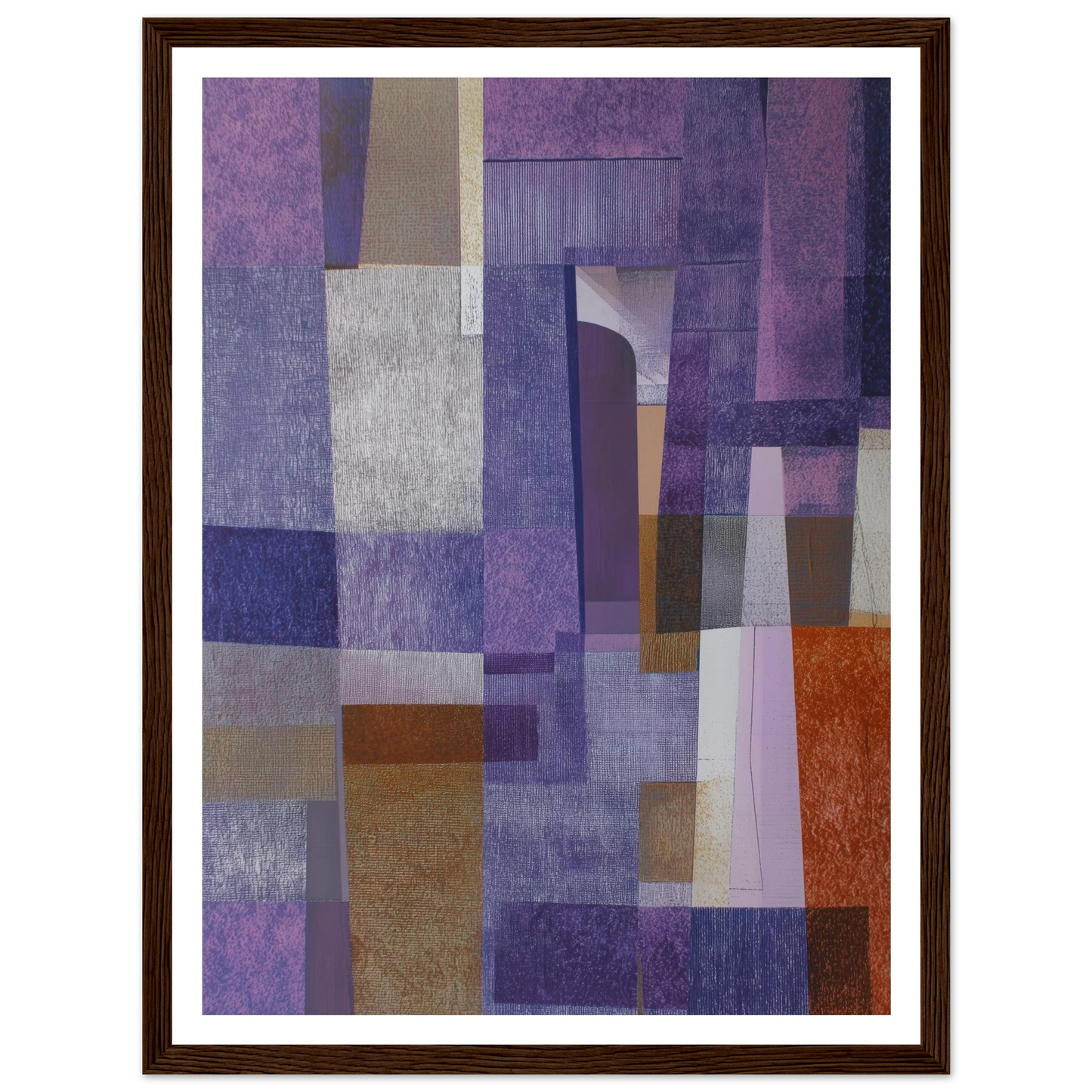 The Violet Schema - Framed Poster - 30x40 cm / 12x16″ - Black frame