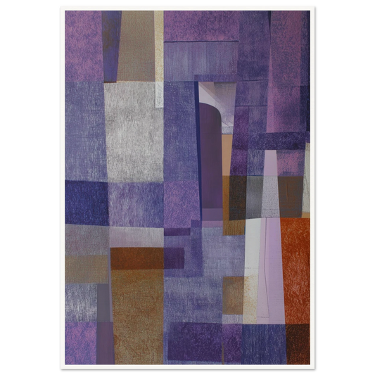 The Violet Schema - Framed Poster - 30x40 cm / 12x16″ - Black frame