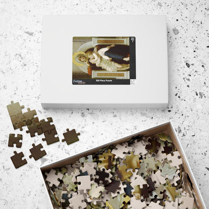 The Virgin, the Baby Jesus and Saint John the Baptist Puzzle | William-Adolphe Bouguereau - - 252 pcs (Vertical) - 