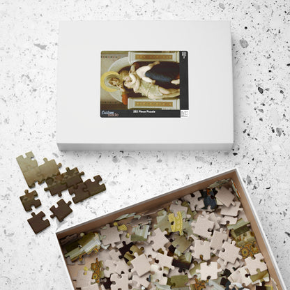 The Virgin, the Baby Jesus and Saint John the Baptist Puzzle | William-Adolphe Bouguereau - - 252 pcs (Vertical) - 
