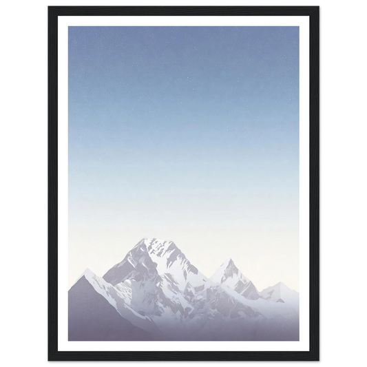 The White Crown of The Earth - Framed Poster - 30x40 cm / 12x16″ - Black frame