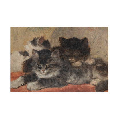 Three Cats Puzzle | Henriette Ronner - - 1014 pcs (Horizontal) - 