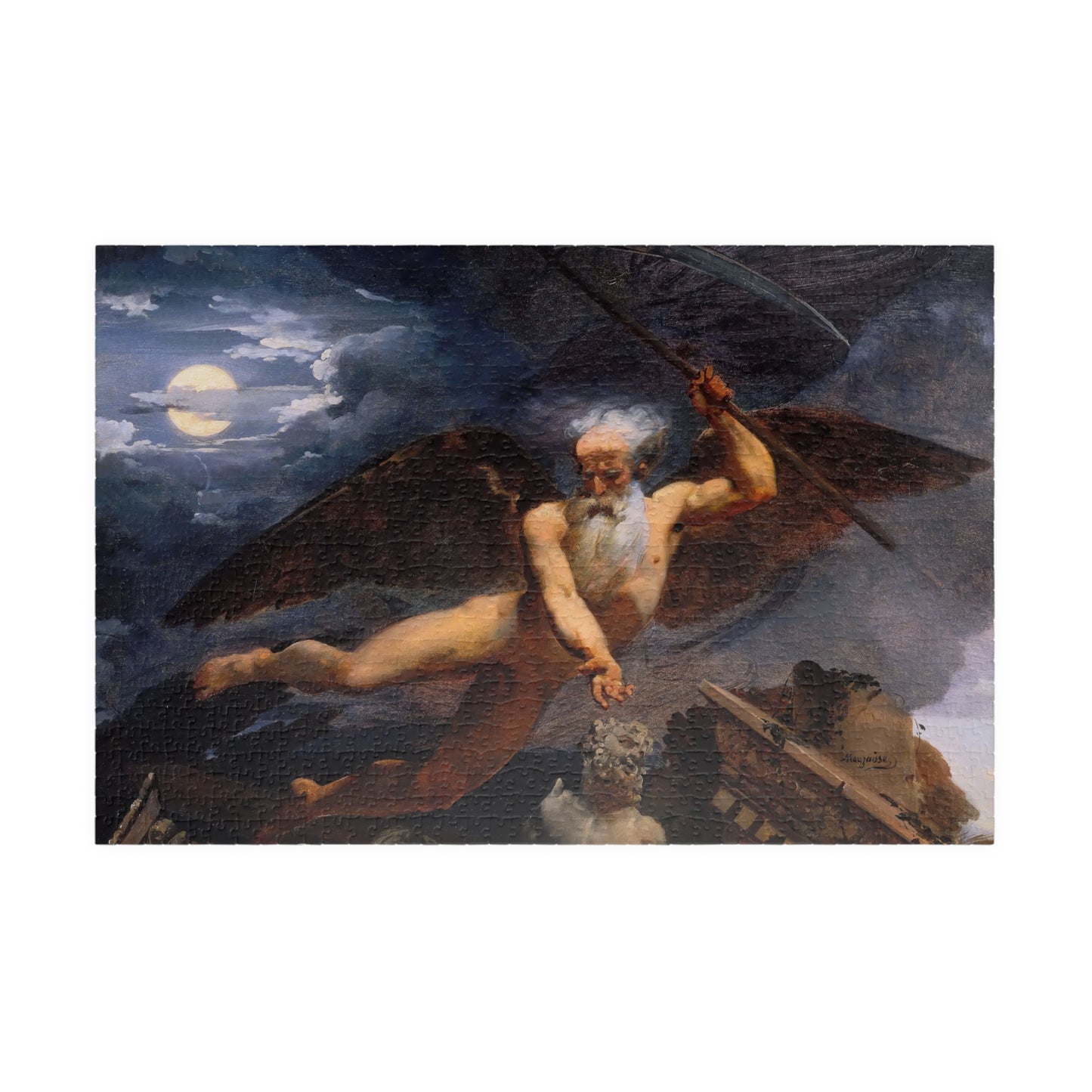 Time displays ruins and masterpieces Puzzle | Jean-Baptiste Mauzaisse - - 252 pcs (Horizontal) - 