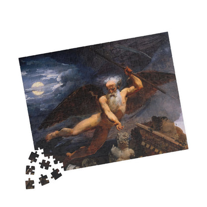 Time displays ruins and masterpieces Puzzle | Jean-Baptiste Mauzaisse - - 252 pcs (Horizontal) - 