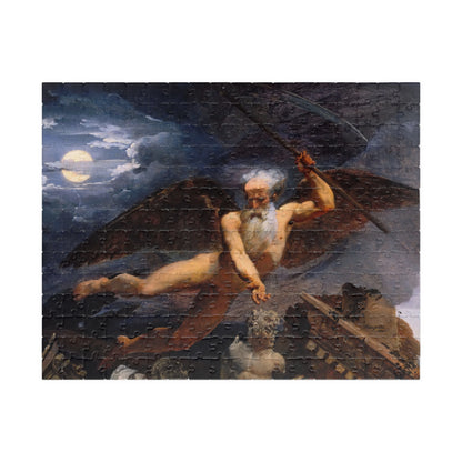 Time displays ruins and masterpieces Puzzle | Jean-Baptiste Mauzaisse - - 252 pcs (Horizontal) - 