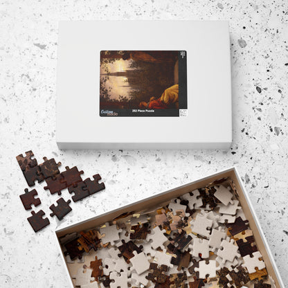 Tonnelle à Greifswald Puzzle | Caspar David Friedrich - - 252 pcs (Vertical) - 