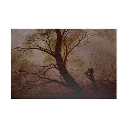 Trees in the moonlight Puzzle | Caspar David Friedrich - - 252 pcs (Horizontal) - 