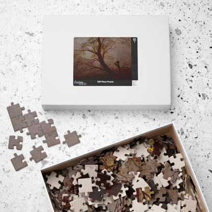 Trees in the moonlight Puzzle | Caspar David Friedrich - - 252 pcs (Horizontal) - 