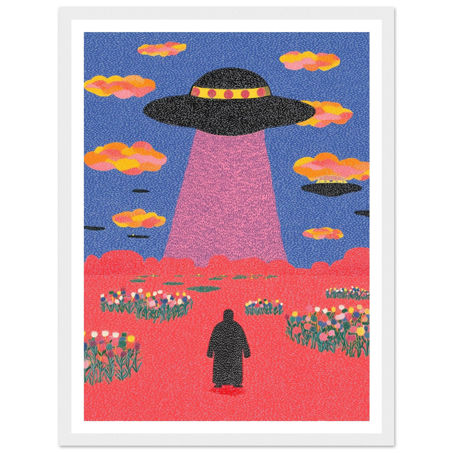 UFO - Framed Poster - 30x40 cm / 12x16″ - Black frame