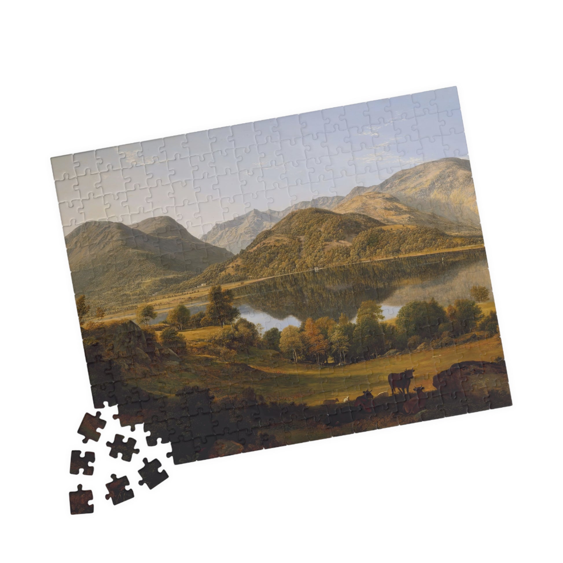 Ullswater, early morning Puzzle | John Glover - - 252 pcs (Horizontal) - 