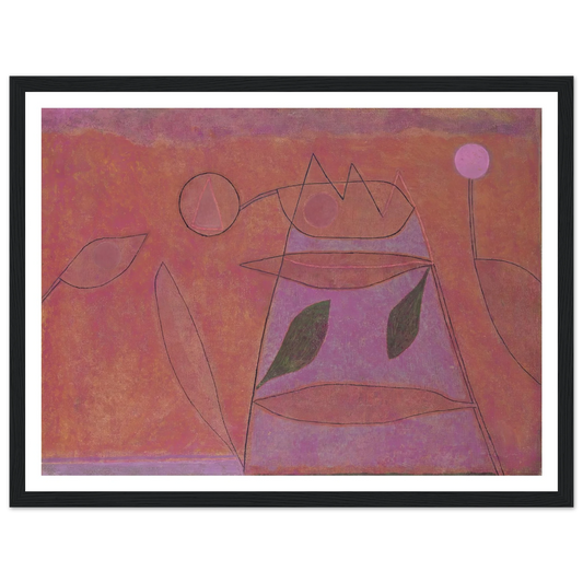 Untitled (1933) Art Print | Paul Klee - Framed Poster - 30x40 cm / 12x16″ - Black frame