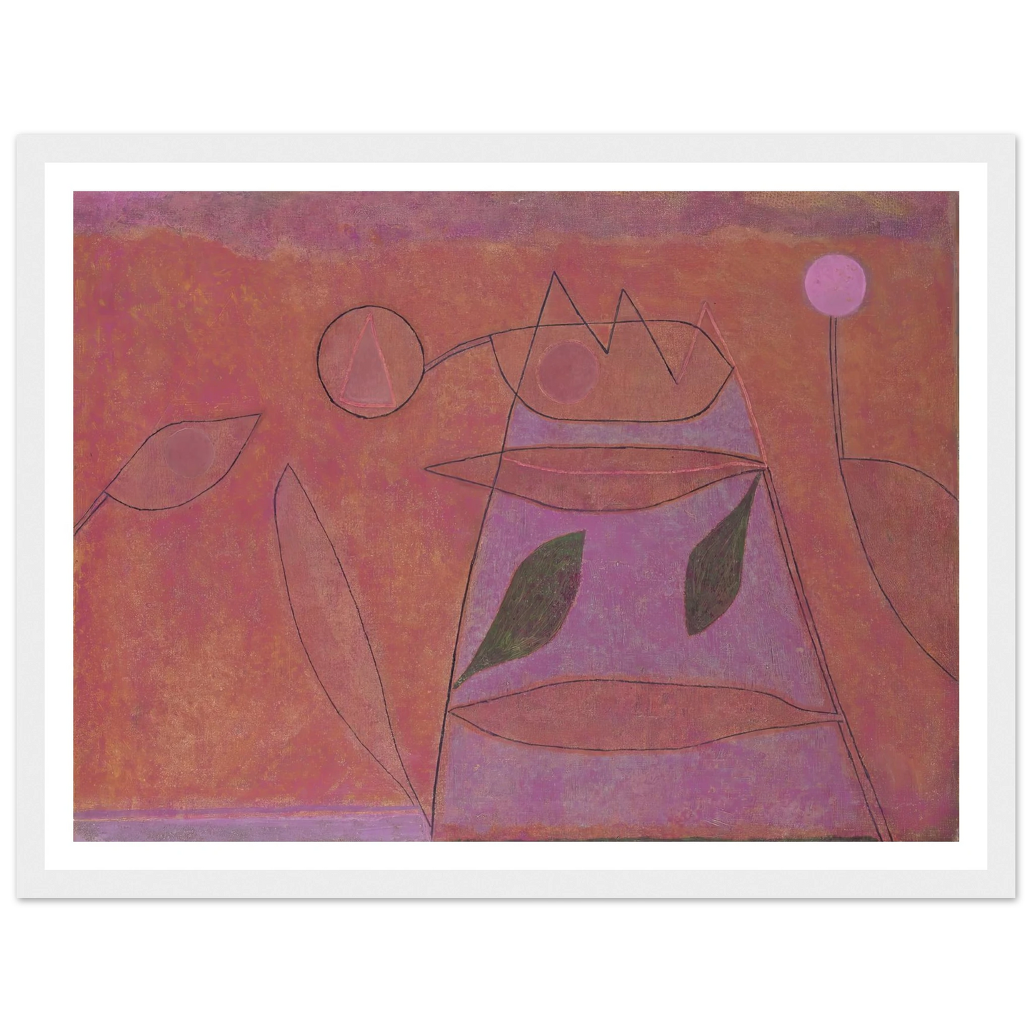 Untitled (1933) Art Print | Paul Klee - Framed Poster - 30x40 cm / 12x16″ - Black frame