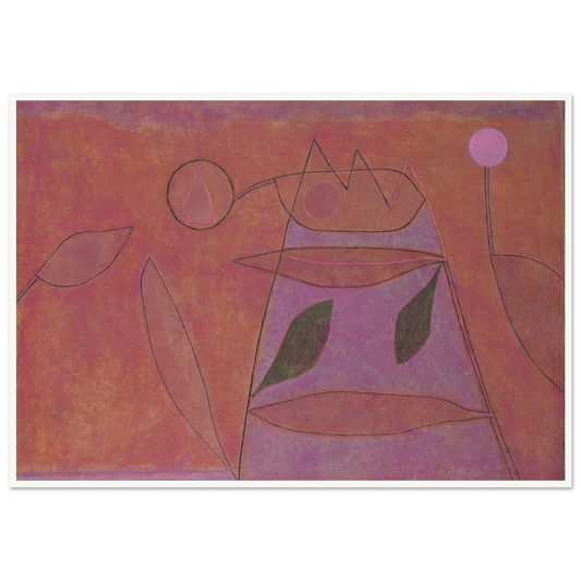Untitled (1933) Art Print | Paul Klee - Framed Poster - 30x40 cm / 12x16″ - Black frame