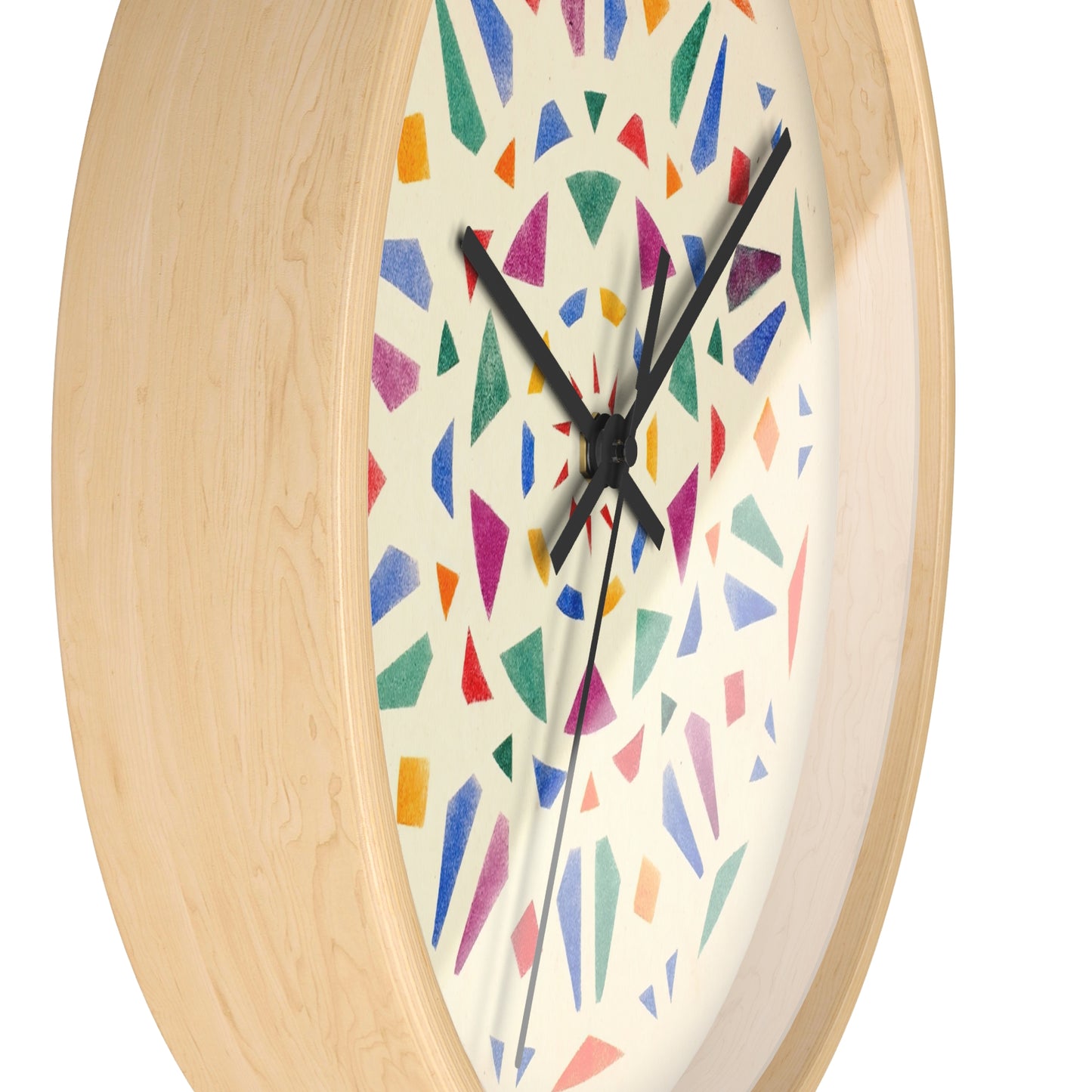 Untitled (ca. 1920) Wall Clock | Jay Van Everen - Black - Wooden Base - 10"