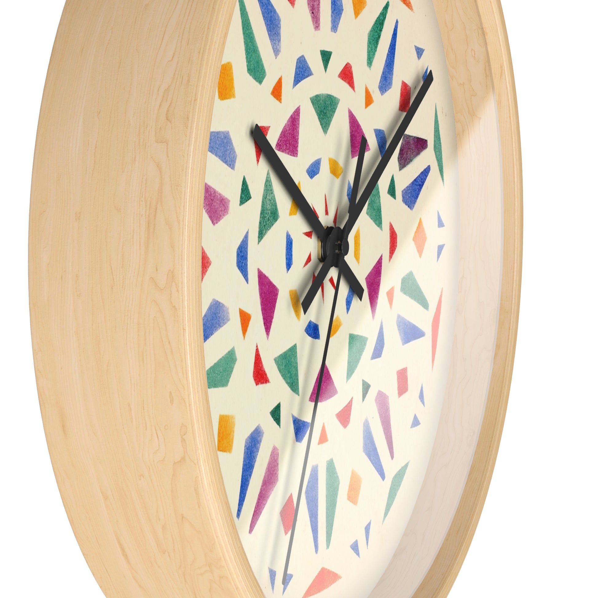 Untitled (ca. 1920) Wall Clock | Jay Van Everen - Black - Wooden Base - 10"