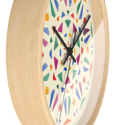 Untitled (ca. 1920) Wall Clock | Jay Van Everen - Black - Wooden Base - 10"