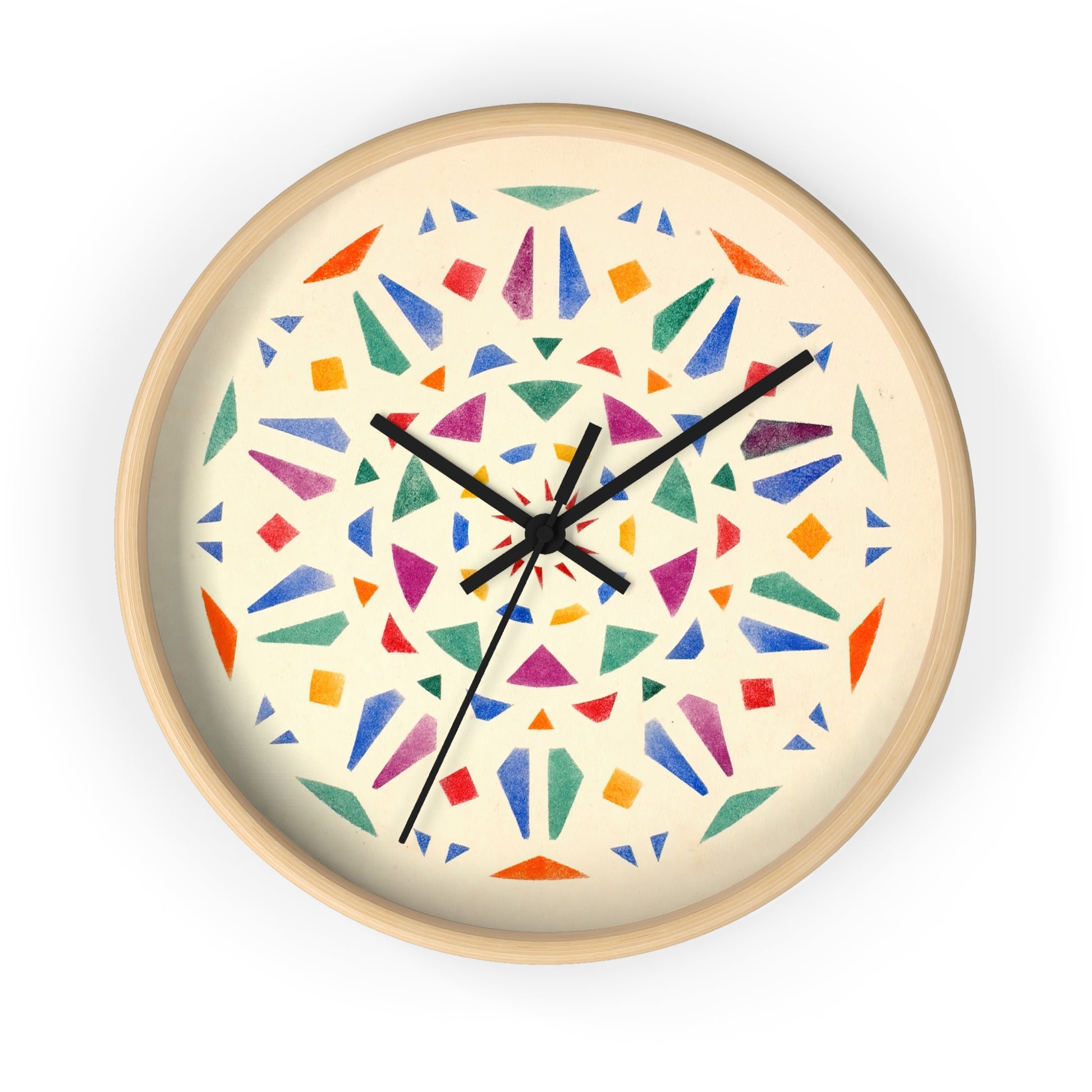 Untitled (ca. 1920) Wall Clock | Jay Van Everen - Black - Wooden Base - 10"