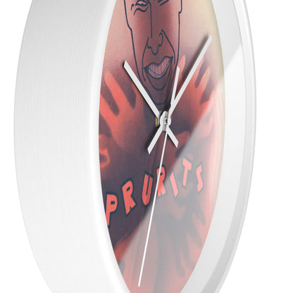 Untitled Wall Clock | Anonymous - White - White Base - 10"