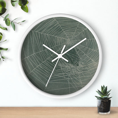 Untitled Wall Clock | Anonymous - White - White Base - 10"