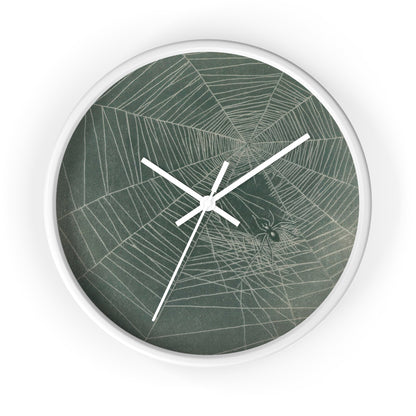 Untitled Wall Clock | Anonymous - White - White Base - 10"