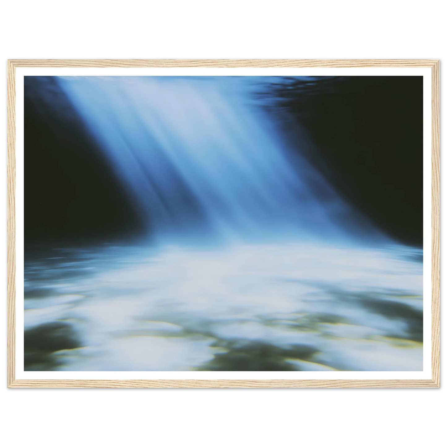 Vapor Trail - Framed Poster - 30x40 cm / 12x16″ - Black frame