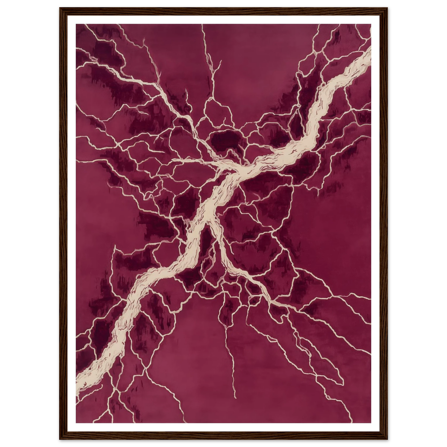 Velvet Wine - Framed Poster - 30x40 cm / 12x16″ - Black frame