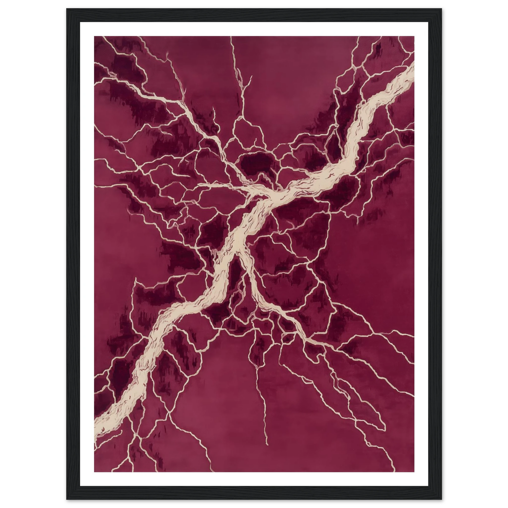 Velvet Wine - Framed Poster - 30x40 cm / 12x16″ - Black frame