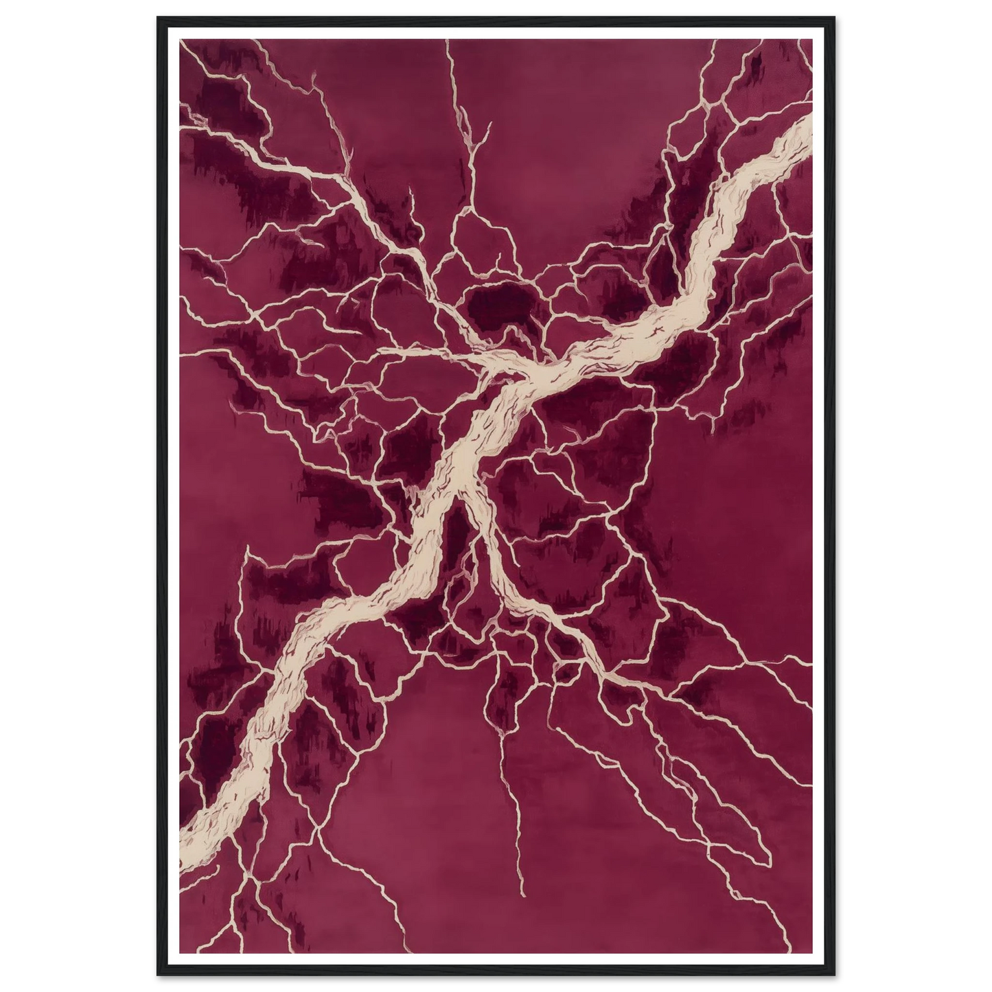 Velvet Wine - Framed Poster - 30x40 cm / 12x16″ - Black frame