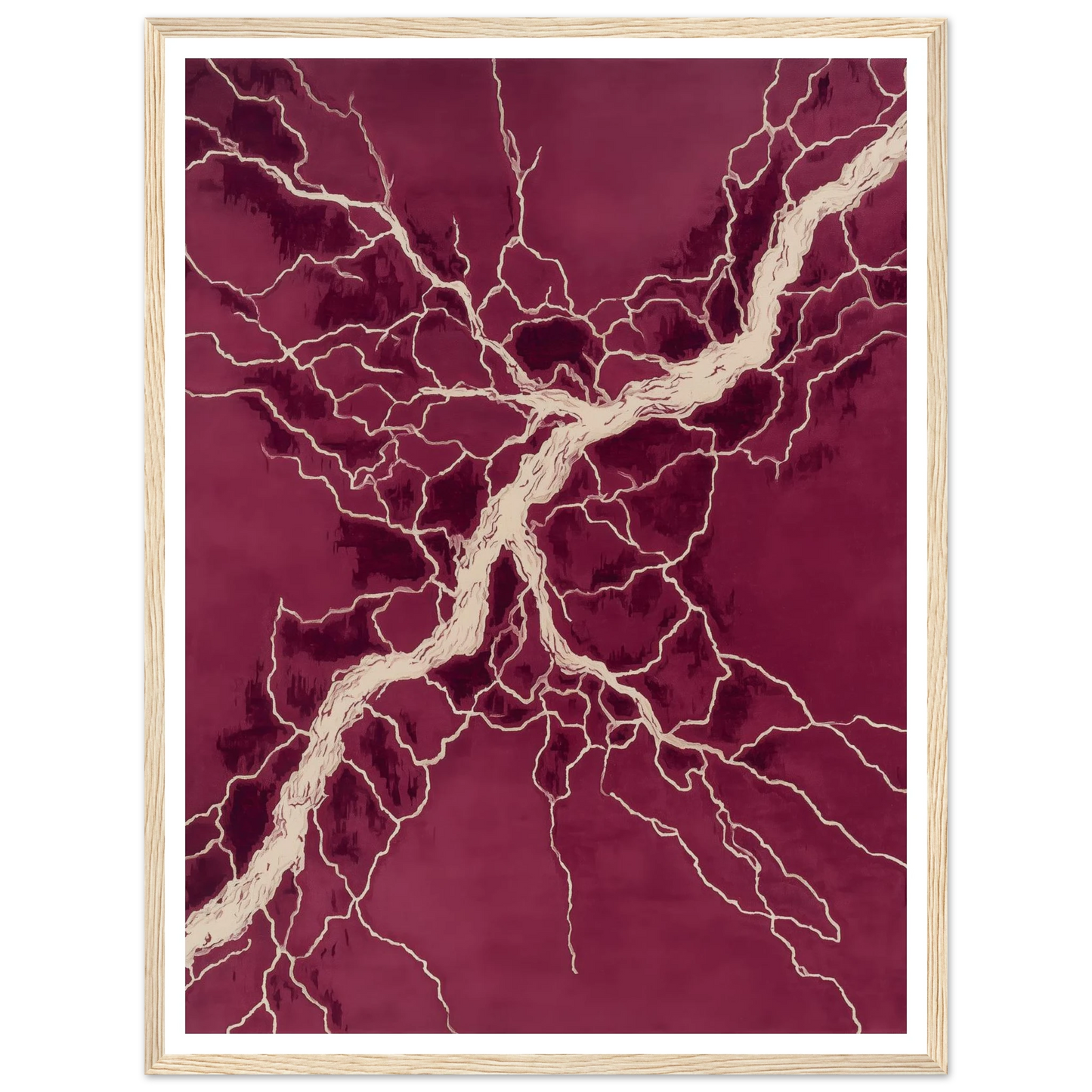 Velvet Wine - Framed Poster - 30x40 cm / 12x16″ - Black frame