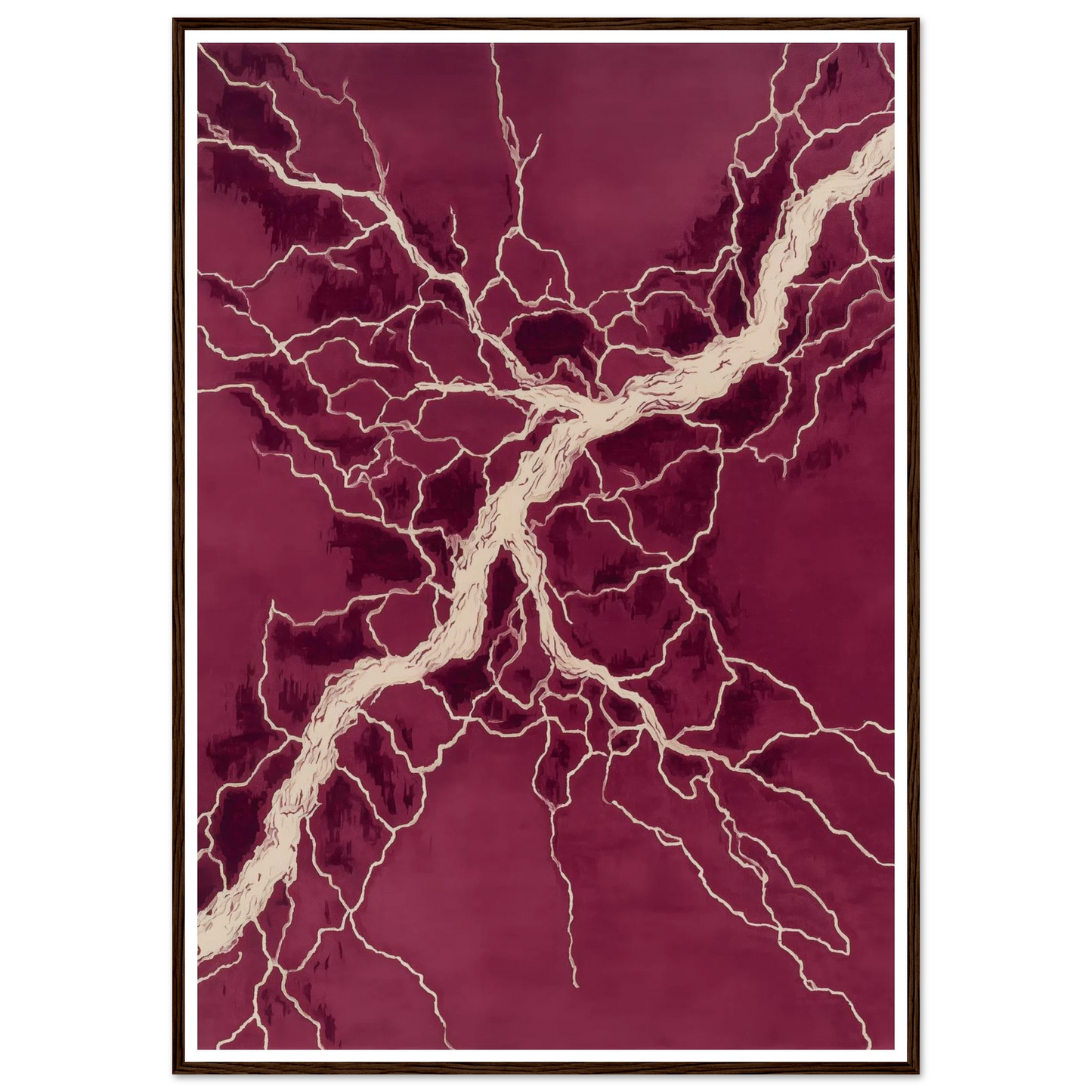 Velvet Wine - Framed Poster - 30x40 cm / 12x16″ - Black frame