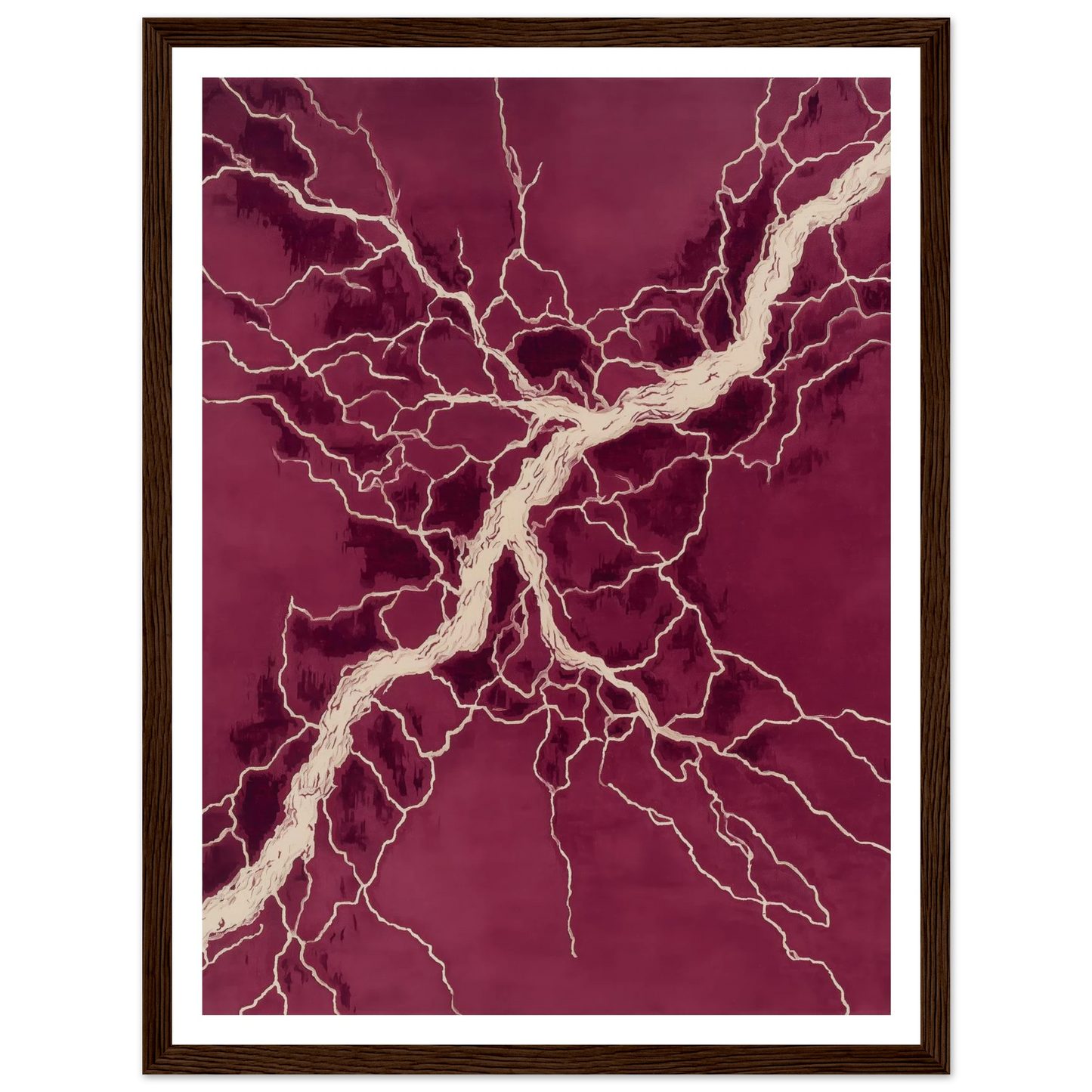 Velvet Wine - Framed Poster - 30x40 cm / 12x16″ - Black frame