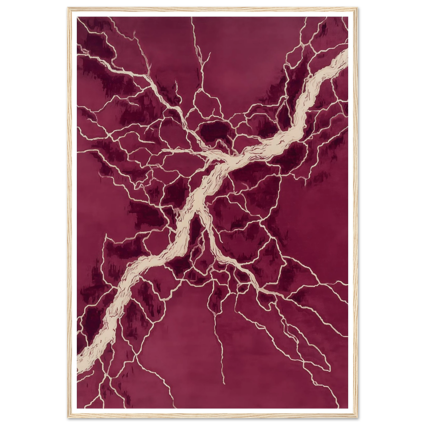 Velvet Wine - Framed Poster - 30x40 cm / 12x16″ - Black frame