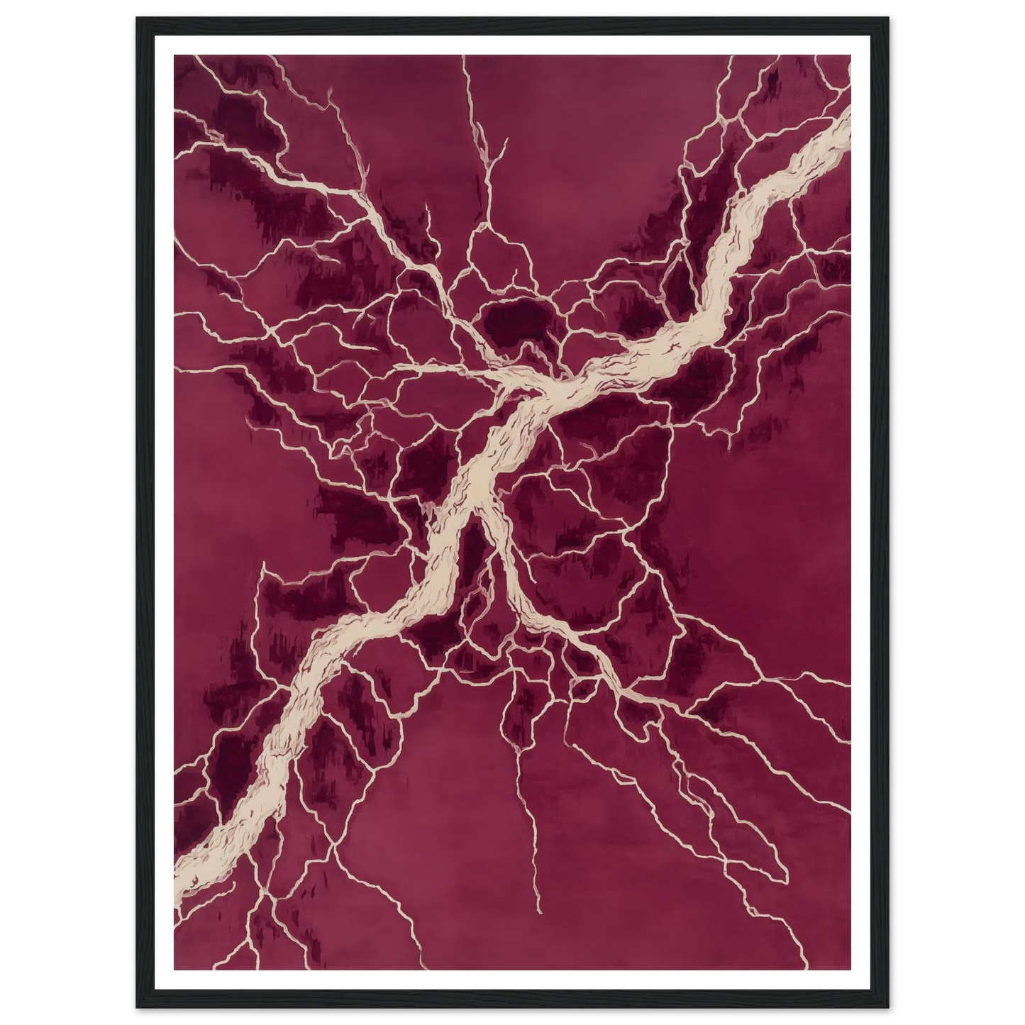 Velvet Wine - Framed Poster - 30x40 cm / 12x16″ - Black frame