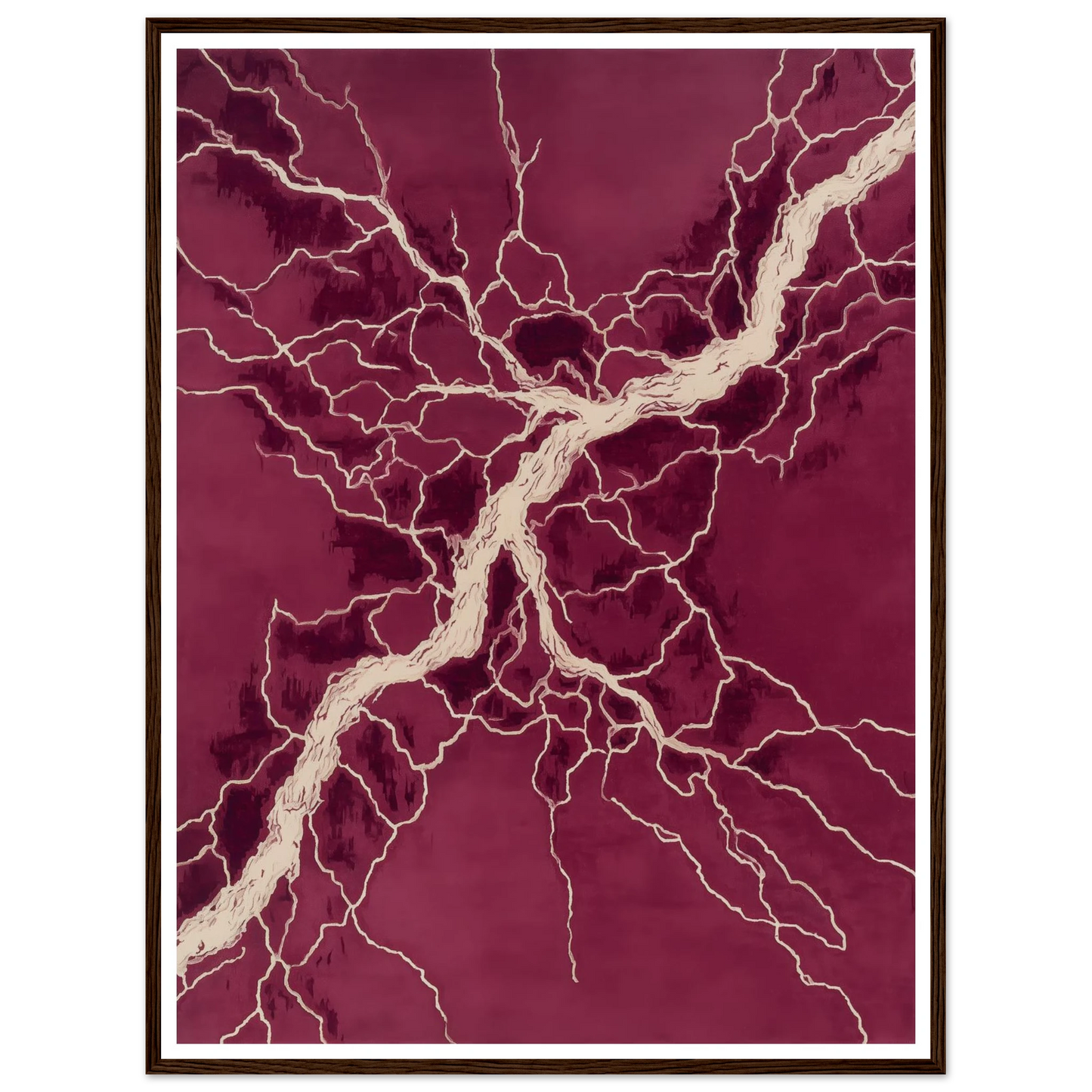 Velvet Wine - Framed Poster - 30x40 cm / 12x16″ - Black frame