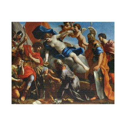 Venus Pouring a Balm on the Wound of Aeneas Puzzle | Giovanni Francesco Romanelli - - 252 pcs (Horizontal) - 