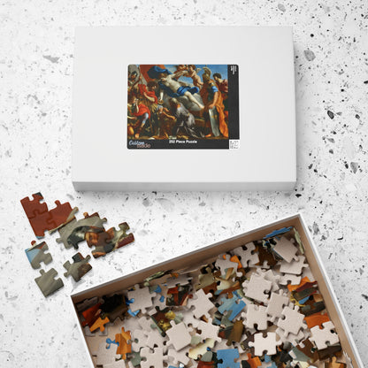 Venus Pouring a Balm on the Wound of Aeneas Puzzle | Giovanni Francesco Romanelli - - 252 pcs (Horizontal) - 