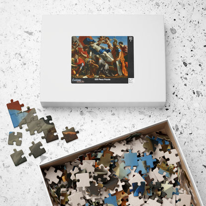 Venus Pouring a Balm on the Wound of Aeneas Puzzle | Giovanni Francesco Romanelli - - 252 pcs (Horizontal) - 