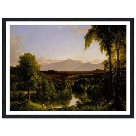 View on the Catskill—Early Autumn (1836–37) Art Print | Thomas Cole - Framed Poster - 30x40 cm / 12x16″ - Black frame