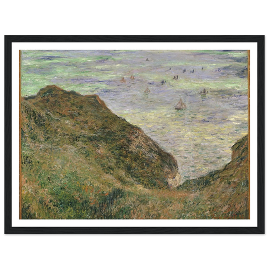 View over the Sea (1882) Art Print | Claude Monet - Framed Poster - 30x40 cm / 12x16″ - Black frame