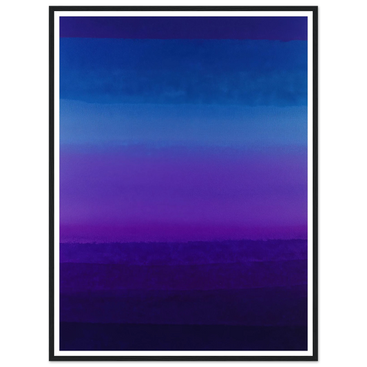 Violet Echo Chamber - Framed Poster - 30x40 cm / 12x16″ - Black frame