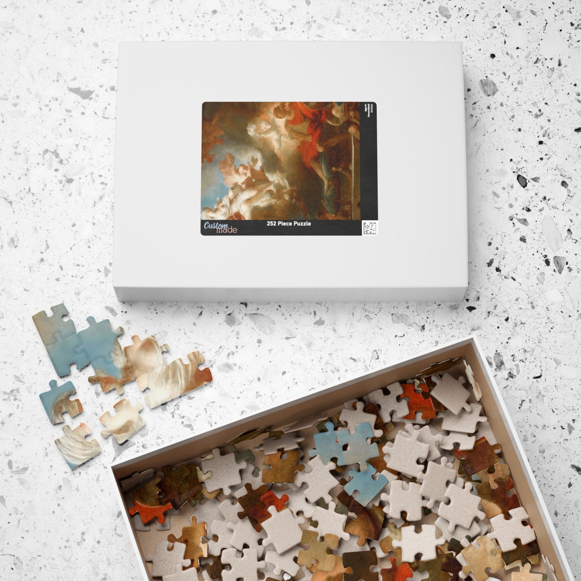 Warrior’s Dream of Love Puzzle | Jean-Honoré Fragonard - - 252 pcs (Vertical) - 